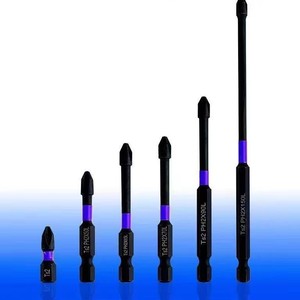 Manyetik çapraz PH2 Bit S2 alaşım darbe toplu kafa sertlik tornavida Bit Anti kaymaz tornavida el matkap ucu araçları - Product Image 1