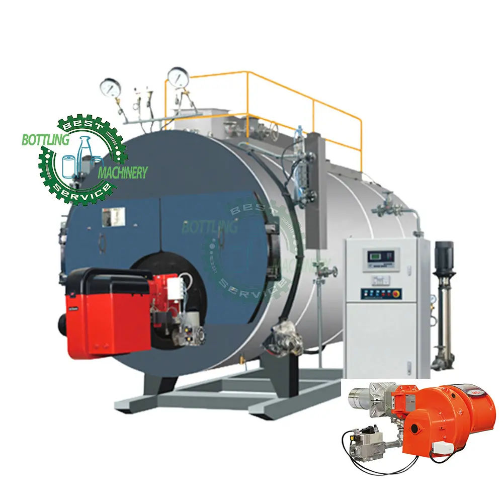 6ton 8ton 10ton ton/h caldaia a vapore Diesel industriale a Gas naturale orizzontale gpl per industria chimica