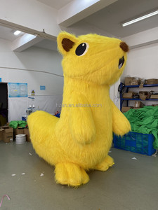 Tùy chỉnh màu vàng sang trọng Inflatable Rái cá bơm hơi khổng lồ Lutra mô hình Inflatable Rái cá phim hoạt hình bóng - Product Image 4