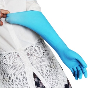 Гинекологические длинные манжеты, медицинские нитриловые латексные перчатки длиной 16 дюймов - Product Image 4