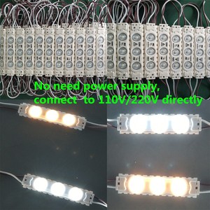 Yüksek lümen led modülü 110/220v yüksek gerilim 1.5w 3w yeni tasarım su geçirmez ip68 led modülü aydınlatma kutusu için - Product Image 4