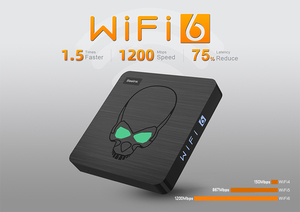 Yüksek performans 8k amlogic s9android android 9 tv kutusu Hexa çekirdekli wifi 6 DDR4 4GB 64gb akıllı set top box GT KING - Product Image 5