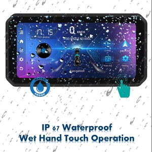 Zmecar Android OS 6.25 inch HD màn hình xe máy ghi âm BT DVR TPMS GPS Android tự động xe máy Carplay - Product Image 3