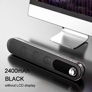 Barra de sonido súper bajo Altavoz Bluetooth para computadora con radio FM reproducción USB Aux, tarjeta TF - Product Image 4