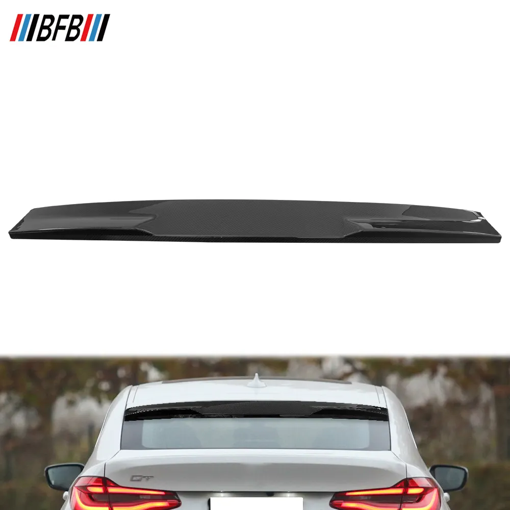 Alerón trasero de fibra de carbono Real BFB, parachoques, alerón de maletero, Kits de carrocería para BMW 6- serious GT