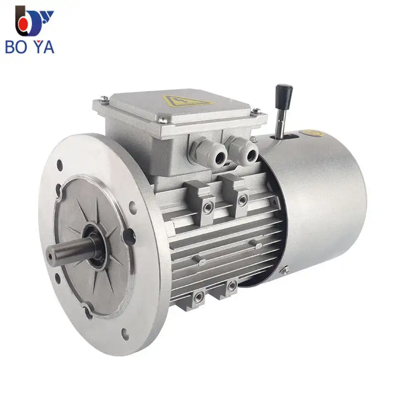 YEJ 0.37KW 0.55KW 0.75KW 1.5KW 1.5KW 2.2KW 브레이크 모터 4P 1400RPM 저소음 감소 3 상 모터 적용