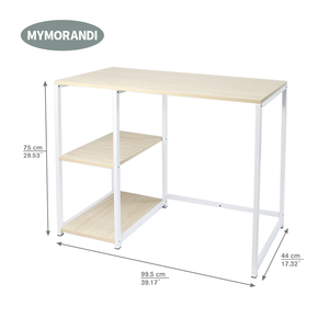 <strong>Multi</strong>-<strong>functional</strong> Modern <strong>Design</strong> 2 Tier Desktop Wooden <strong>Computer</strong> <strong>Table</strong> Desk for Home Office - Product Image 3