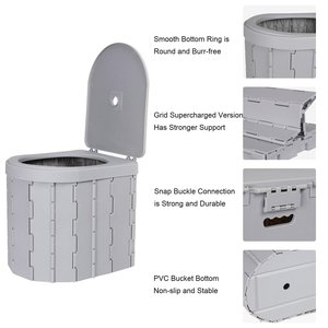 Hiking Beach <strong>Boat</strong> Long Drive Travel <strong>Porta</strong> Potty Caravan Camper Stool Trailer Plastic Portable Toilets Camping Outdoor Toilet