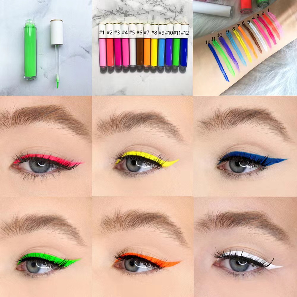 Private Label Black Liquid Waterproof Eyeliner Custom Logo FDA Approved 4