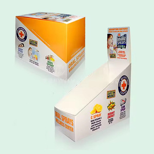 Cartones de exhibición de cartón corrugado de papel Kraft impreso con logotipo personalizado, bandeja plegable para dulces, caja de comida - Product Image 4