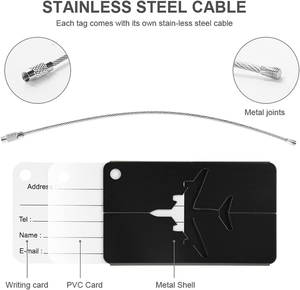 Hành lý thẻ với địa chỉ Tên Tel email hành lý túi xách Thẻ Nhãn ngăn ngừa mất mát cho chuyến đi kinh doanh du lịch hành lý suitcas - Product Image 2