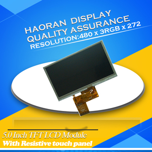Pantalla LCD Módulo de pantalla LCD TFT de 5 pulgadas Pantalla táctil LCD TFT de 5 "pulgadas 480x272 con pantalla de panel táctil resistiva 40 pines RGB - Product Image 2