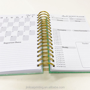 Neues Design Gedrucktes A5-Papier, das Spiral-Notizbuch schreibt Täglicher Planer Benutzer definiertes Notizblock-Notizbuch - Product Image 5