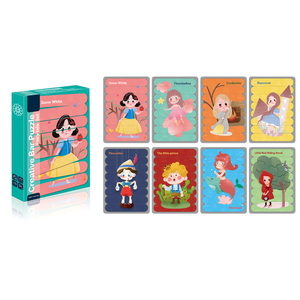 轻松玩幼儿学前班学习卡游戏套装火柴棒图案儿童拼图游戏 - Product Image 4