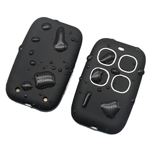 Telecomando automatico per porta scorrevole 4 pulsanti in plastica impermeabile 433.92MHz rotolamento fisso codice di apprendimento per la casa-include la scatola - Product Image 1