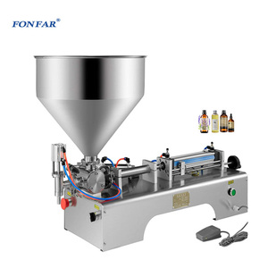 Elektrikli yarı otomatik yağ dolum makineleri/domates püresi dolum makinesi/suyu dolum makinesi - Product Image 1