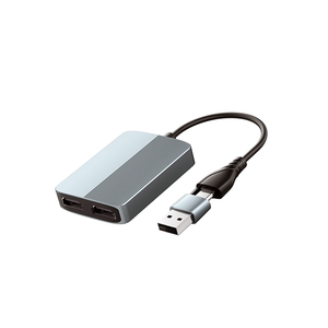 4k即插即用USB-A USB 3.0到双HDMI分离器显示器适配器USB3.0到HDTV适配器 - Product Image 2