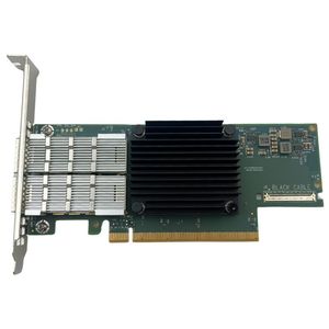 Scheda di interfaccia di rete Ethernet PCIe 3.0x16 doppia porta 200 Gb/s QSFP56 ConnectX-6 VPI serie Mellanox MCX654106A-HCAT - Product Image 1