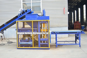 Smart <strong>Block</strong> Machine for Building Material DF4-10 <strong>Interlocking</strong> Brick Machine Stabilized Red Soil Brick - Product Image 4