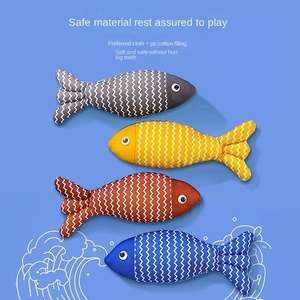 Fun Catnip Fish Stick Toy Material EVA Autocuración Boredom Reliever Strength Grinder Dientes Mordedor para gatitos - Product Image 3