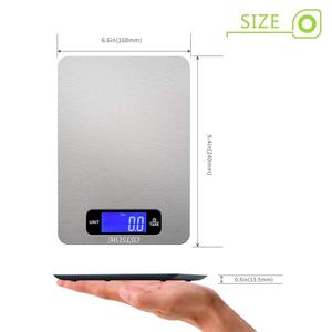 5Kg 10Kg Đức Aldi Lidl Mô Hình Điện Tử Thông Minh Hộ Gia Đình Thép Không Gỉ Kỹ Thuật Số Thực Phẩm Có Trọng Lượng Quy Mô Nhà Bếp - Product Image 5