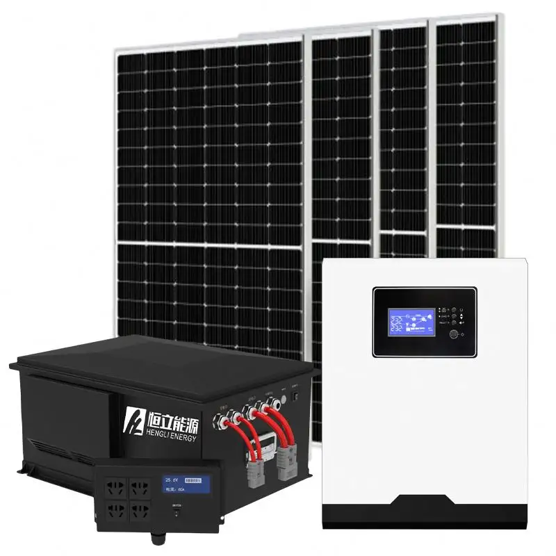 Dach dedizierte Solar Home Power Off-Grid-System Energie speicher Batterie Solaranlage