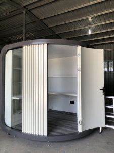 Hafif çelik prefabrik ofis pod ticaret için kullanımı açık pod bahçe - Product Image 3