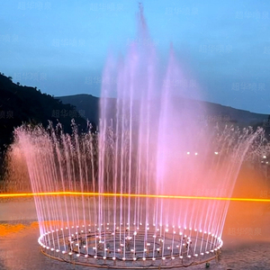 Sistema multimediale su misura per esterno programma di controllo dinamico colorato illuminazione a LED musica danza acqua spettacolo fontana - Product Image 3