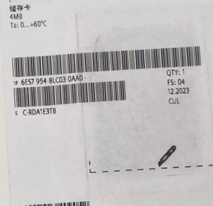 Nuevo Stock 6ES7954-8LC03-0AA0 Módulo de salida analógica Tarjeta de memoria PLC Modelo 6ES7 RS485 Interfaz de comunicación Controladores dedicados - Product Image 2