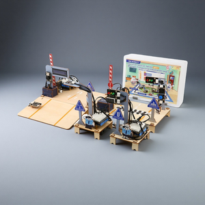 Educational Smart Transportation <strong>Coding</strong> Project Wooden STEM Kit for School Traffic Signal Training Learning Tool for Arduino - Product Image 1