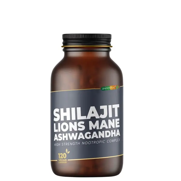 OEM למעלה בריאות מזון מכירת Shilajit כמוסות עבור סיבולת כוח וכוח כמוסות shilajit כמוסות