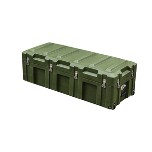 GLARY可锁储物工具硬箱，带耐用车轮大空间实用工具箱防撞车箱 - Product Image 4