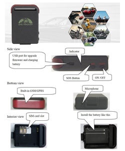 世界上最小的GSM LSB儿童全球定位系统跟踪芯片gps-102，带防绑架SOS紧急按钮 - Product Image 4