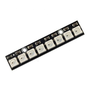 8 bit 2812 RGB LED Stick 8 X 2812B 5050 colori RGB modulo LED driver integrati per Ardu Raspber Pi ESP32