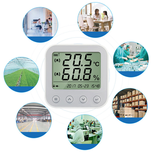 Termômetro <span class=keywords><strong>digital</strong></span> de alta precisão, medidor de temperatura e umidade original, armazém frio, laboratório e casa, alarme de som