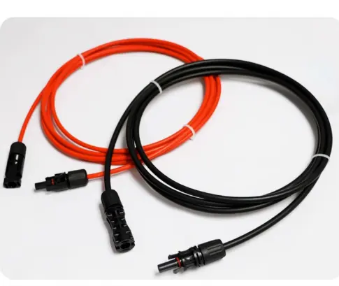 Cable Solar PV DC de 2,5mm, 4mm y 6mm, Cables de conector Solar personalizados, cable DC PV resistente a los rayos UV