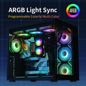 Dissipateur de chaleur à mémoire <span class=keywords><strong>DDR1</strong></span>-5 ventilateur ARGB ordinateur de bureau en aluminium dissipateur thermique de refroidissement Emory 2 pièces ventilateur refroidisseur pour ordinateur portable DDR4 DDR5 - Product Image 5