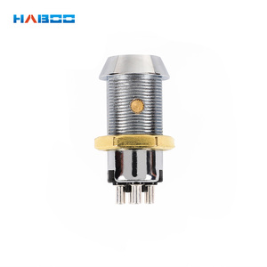HABOO 19mm HB209高セキュリティオフスイッチ自動ドアアクセス制御キースイッチロック3ポジション入力電圧24vdc - Product Image 5