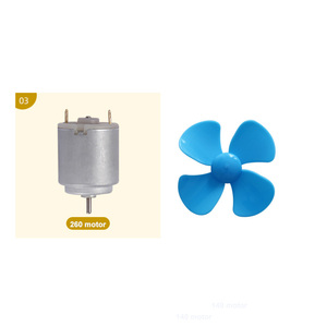 1Set DC Micro 130 Gear <strong>motor</strong> <strong>with</strong> fan blade SMAll propeller 3-6V For <strong>Arduino</strong> DIY experiment +<strong>Motor</strong> base - Product Image 6