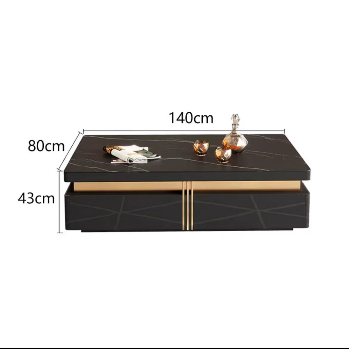 Table basse Roland 130*70*42
