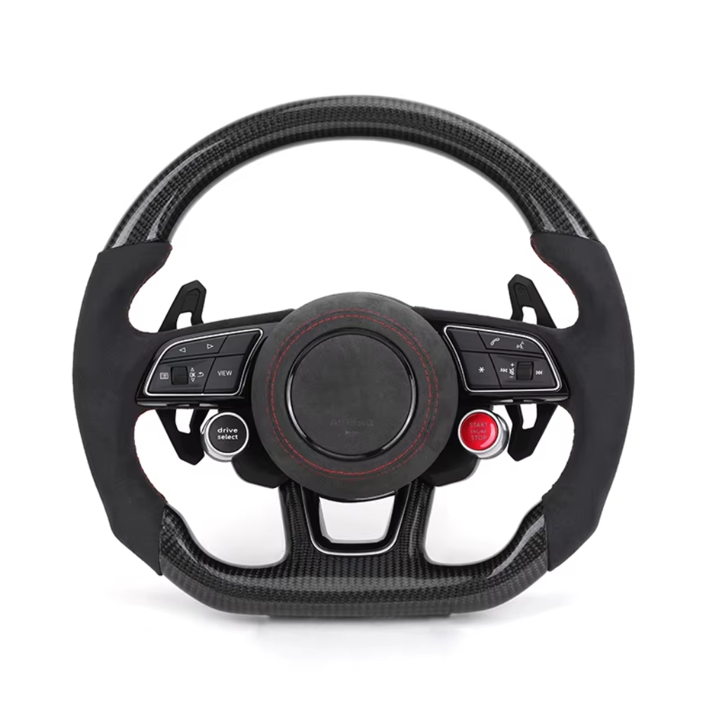 Half Alcantara+Carbon+R8 Button