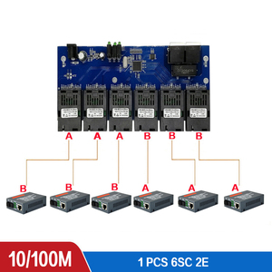 OEM ODM8ポート100Mbpsスイッチモジュールファイバーイーサネットスイッチモジュール光ファイバー機器光ファイバートランシーバー - Product Image 5
