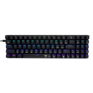 Tastiera meccanica da gioco cablata tastiera da gioco meccanica a 78 tasti retroilluminazione RGB con effetti programmati - Product Image 2