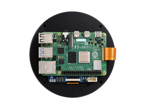 3,4 Zoll DSI LCD (C) Waves hare Round Touch Display 800x800 IPS 10-Punkt-Touch-Treiber erforderlich Unterstützt Raspberry Pi 5 4B 3B 3A - Product Image 4