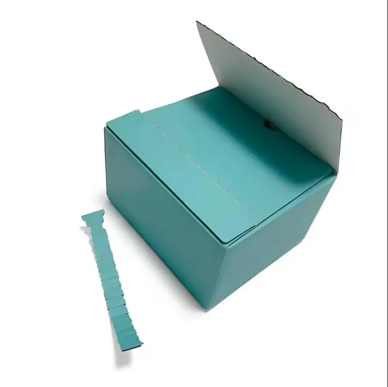 Sturdy storage box foldable packaging corrugated carton custom closing self stick zipper mailer box