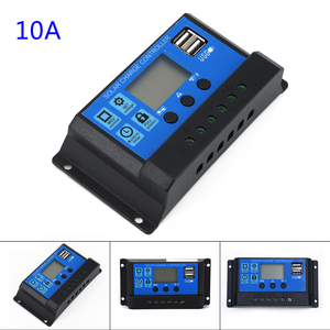 Regolatore di Carica solare 12V/24V 10/20/30A Auto PWM 5V di Uscita del Pannello Solare batteria Regolatore Regolatore Con Dual USB Display LCD - Product Image 2
