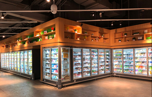 Bền từ xa dọc cửa kính Tủ đông cho siêu thị-lâu dài Ice Cream hiển thị tủ lạnh - Product Image 2