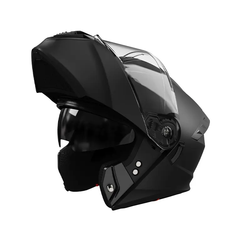 Combinación de lentes dobles estilo Flip casco de carreras de cara completa para hombres accesorios de casco clásico para mujeres casco de motocicleta DOT