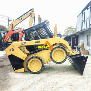 Cargadora de dirección Caterpillar CAT 246D3 de nivel usado con buena función excelentes condiciones de trabajo y a la venta - Product Image 1