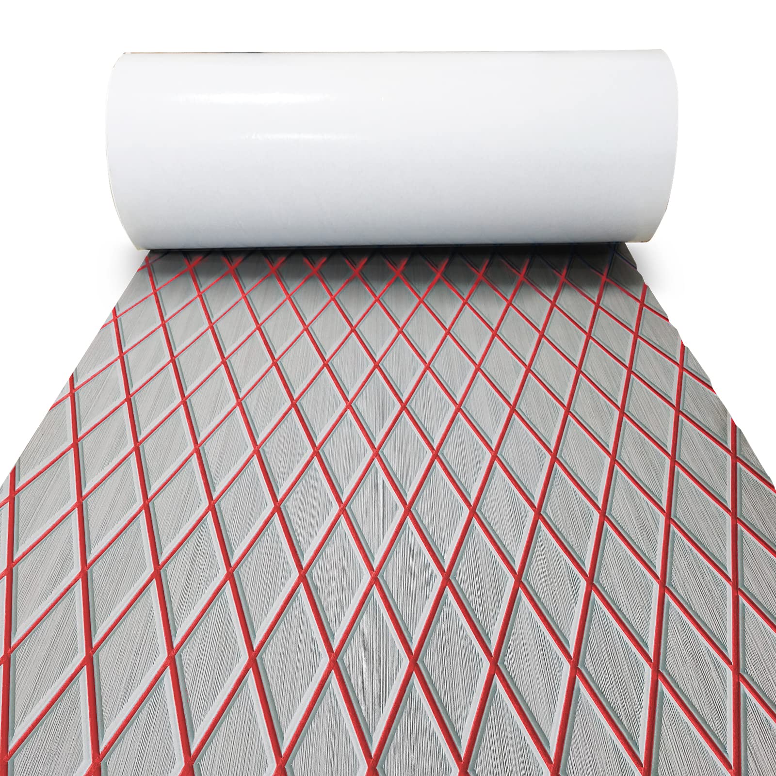 Grey With Red